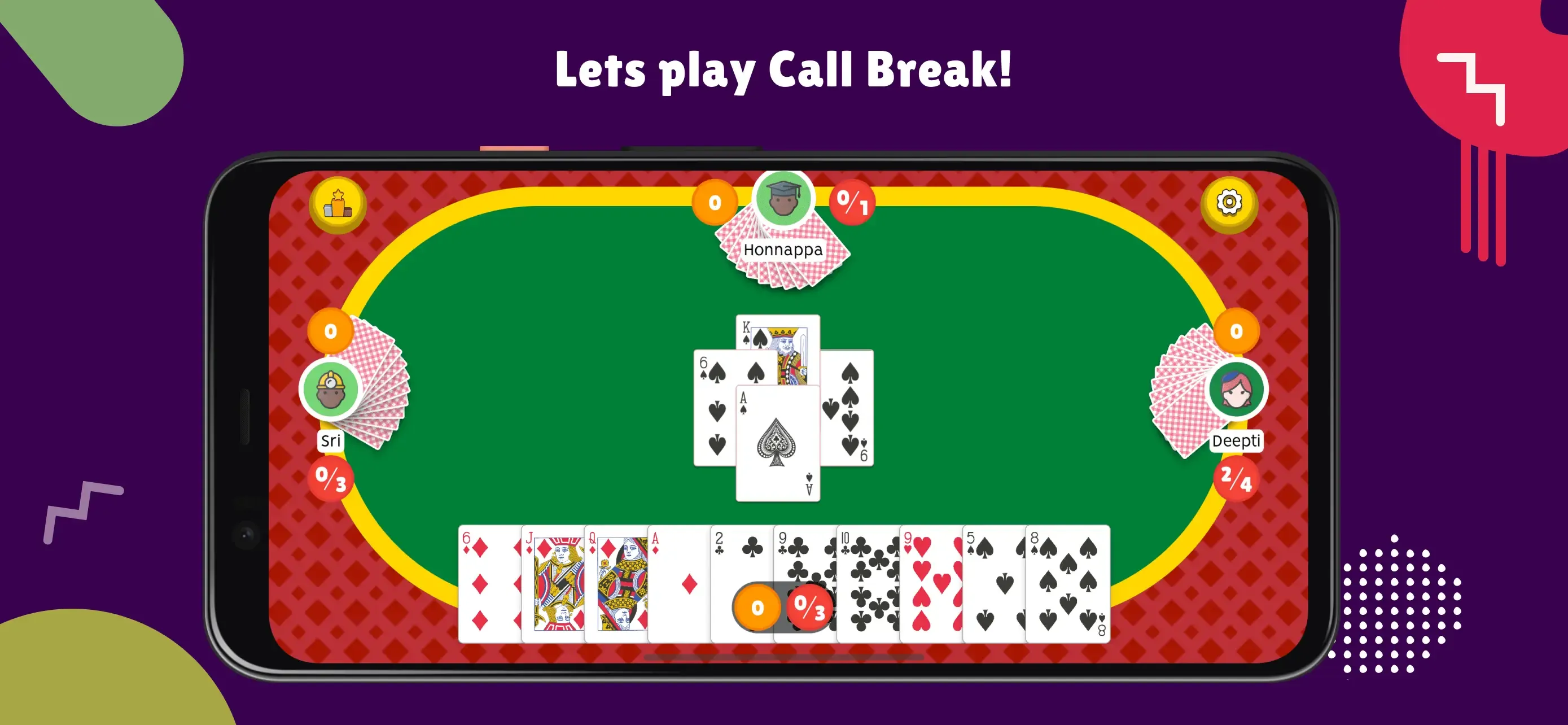 Callbreak Multiplayer screenshot 1